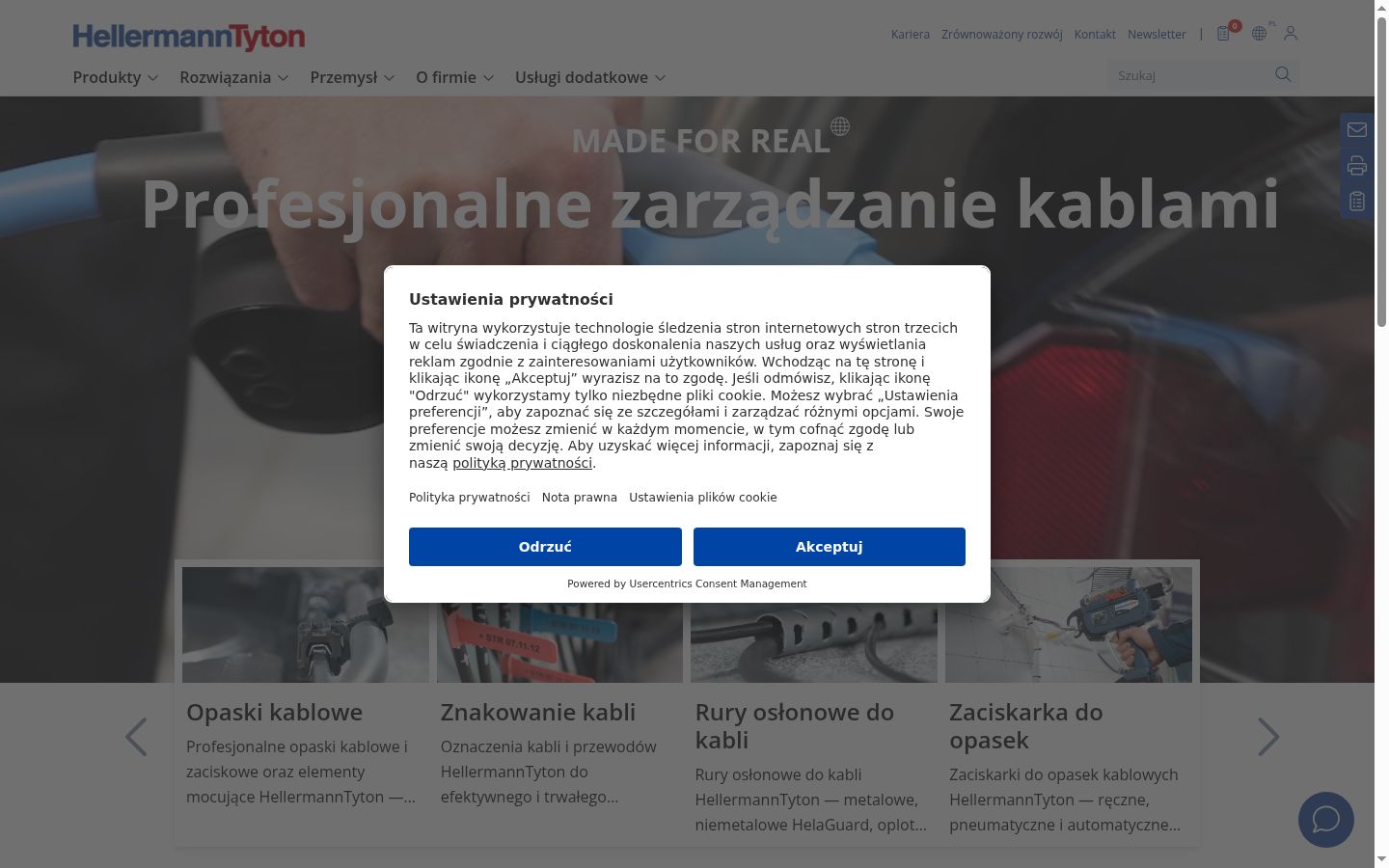 Ekraanipilt nõusolekubännerist, mida näidati enne mis tahes suhtlust