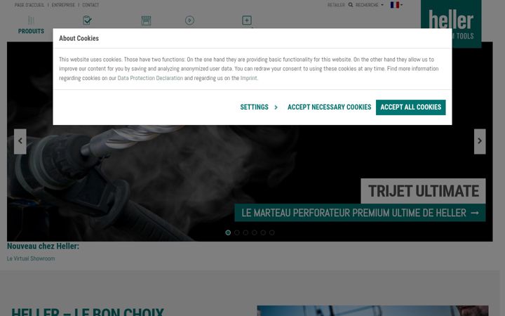 Screenshot of hellertools.fr