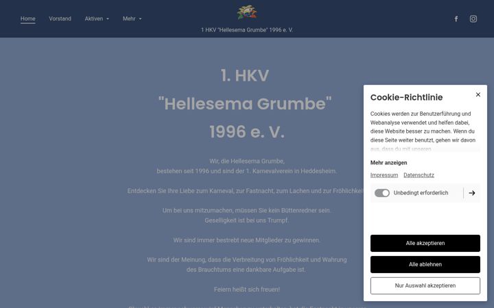Snímek obrazovky hellesema-grumbe.de