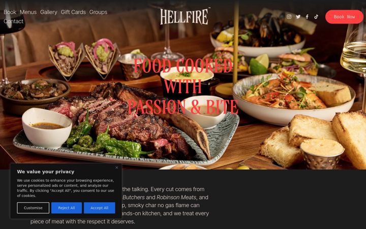 Screenshot of hellfire.ie