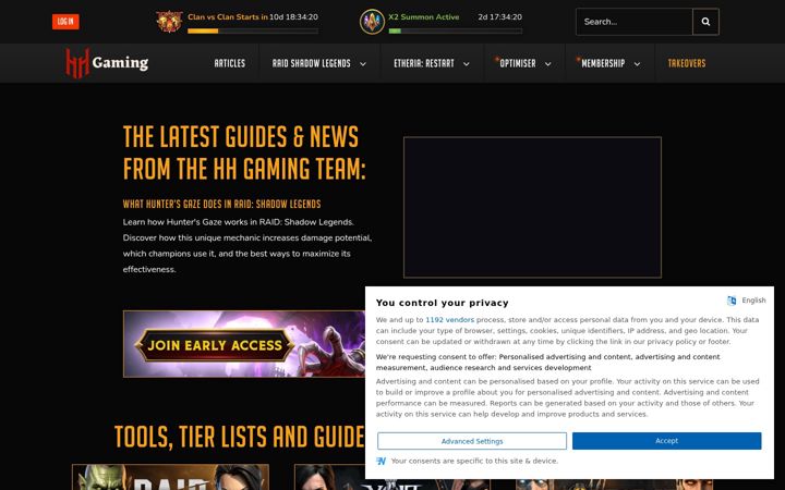 Screenshot του hellhades.com