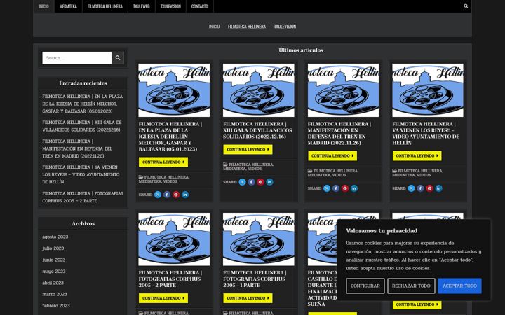 Screenshot of hellinciclopedia.com