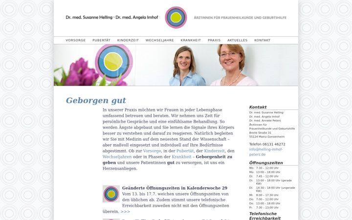 Snímek obrazovky helling-imhof.de