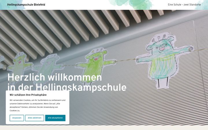 Snímek obrazovky hellingskampschule.de