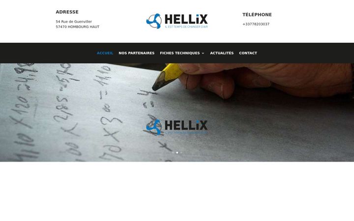 Screenshot of hellix57.fr