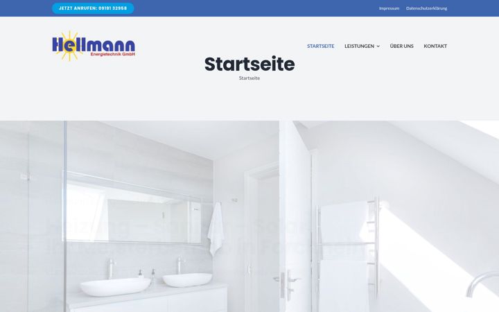 Skärmbild av hellmann-heizung.de