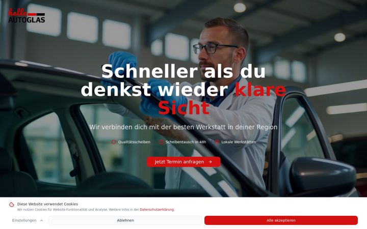 Screenshot of hello-autoglas.de
