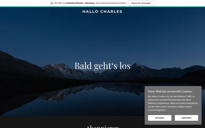 Screenshot of hello-charles.it