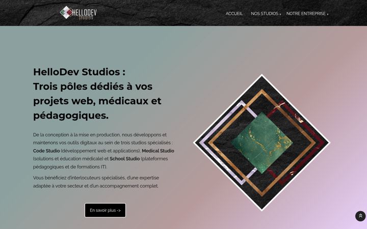 Screenshot of hello-dev.fr
