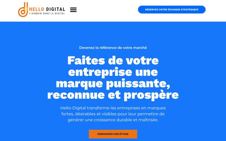Screenshot of hello-digital.fr