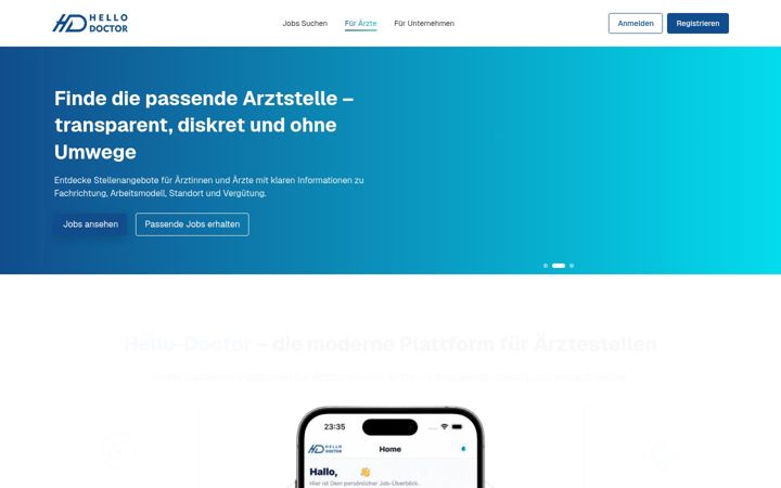 Screenshot of hello-doctor.de