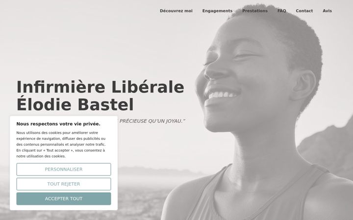 Screenshot of hello-infirmiere93-95.fr