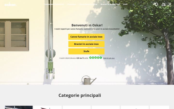 Screenshot of hello-oskar.it