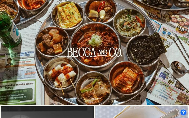 Screenshot of hellobecca.com