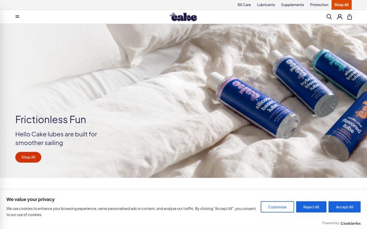 Screenshot of hellocake.com