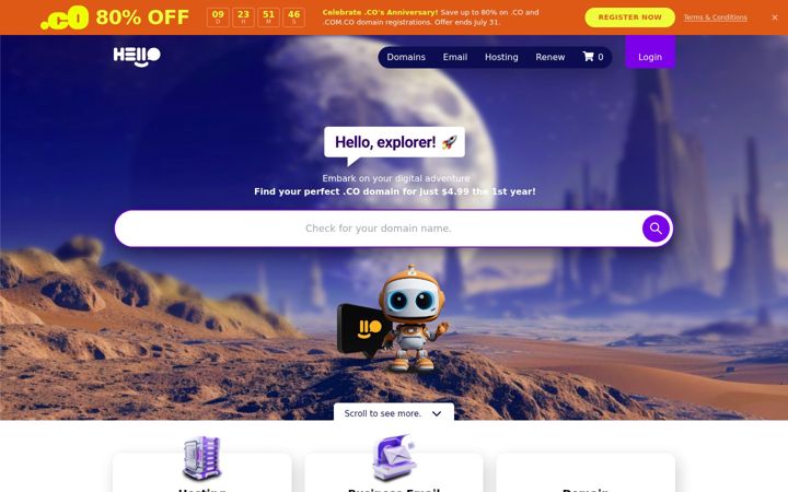 Screenshot di hellodotnyc.com