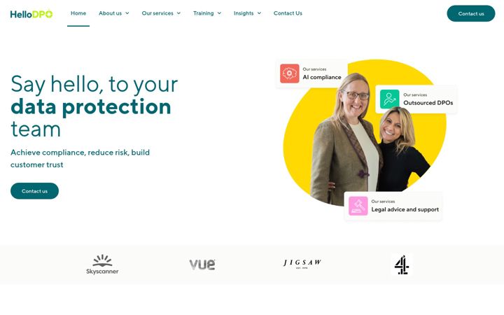 Screenshot of hellodpo.com