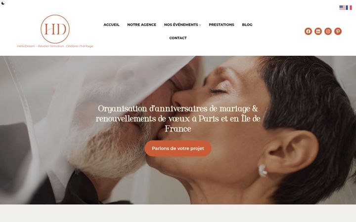 Screenshot of hellodream.fr
