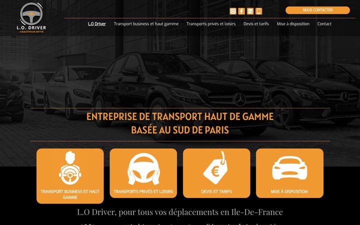 Screenshot of hellodriver-idf.fr