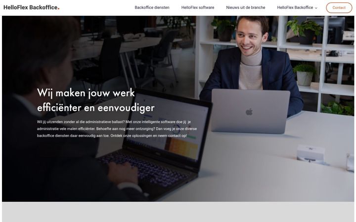 Screenshot of helloflexbackoffice.com