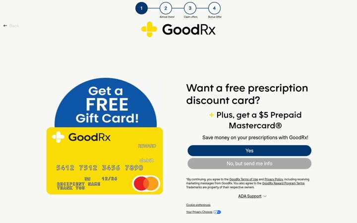 Screenshot of hellogoodrx.com