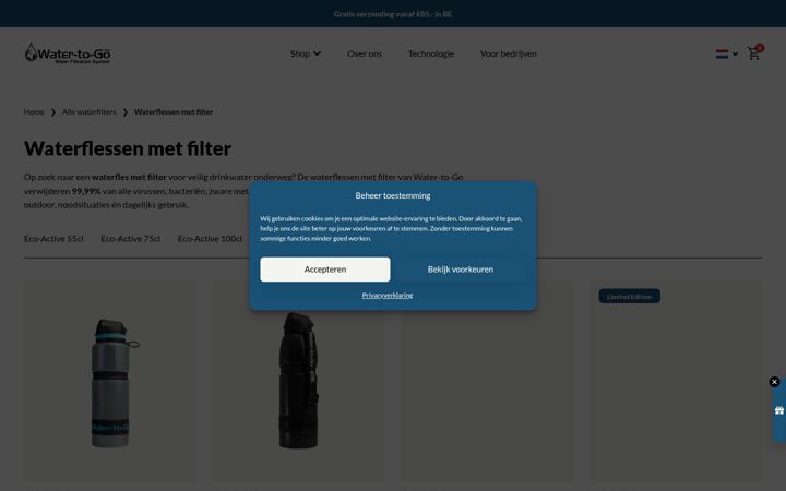 Screenshot of helloh2o.nl