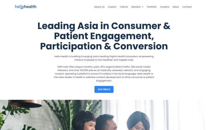Screenshot of hellohealthgroup.com