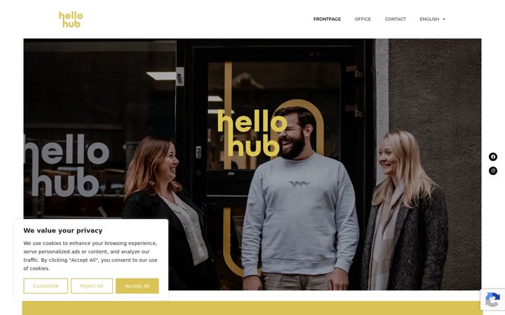 Screenshot of hellohub.fi