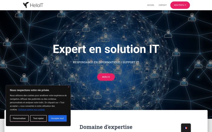 Screenshot of helloit.fr