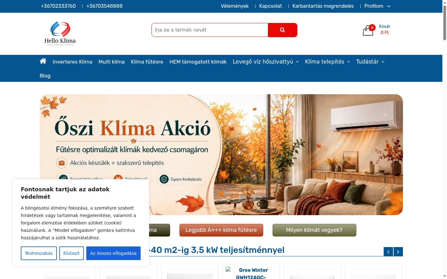 Screenshot tal-banner tal-kunsens muri qabel kwalunkwe interazzjoni