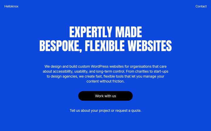 Screenshot of helloknox.com