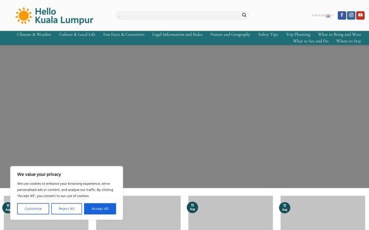 Screenshot of hellokualalumpur.com