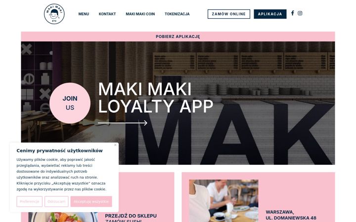 Screenshot of hellomakimaki.com