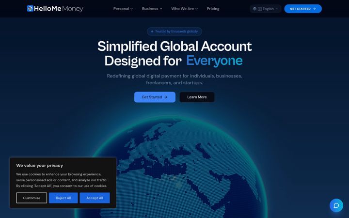 Screenshot of hellomemoney.com