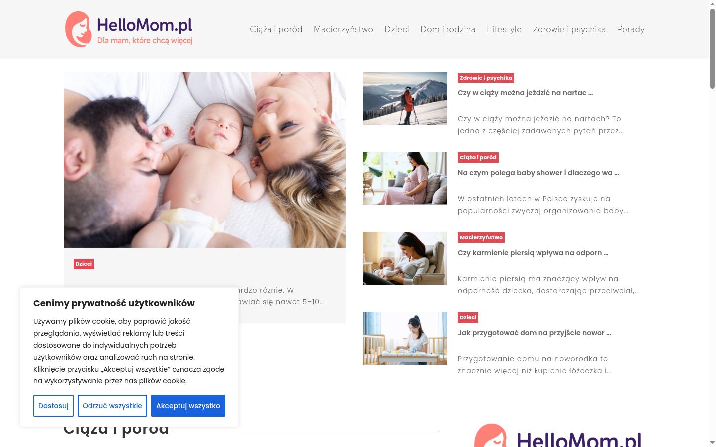 Capture d'écran de la bannière de consentement affichée avant toute interaction
