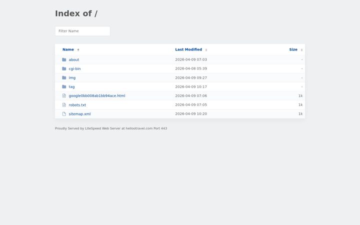 Screenshot of hellootravel.com