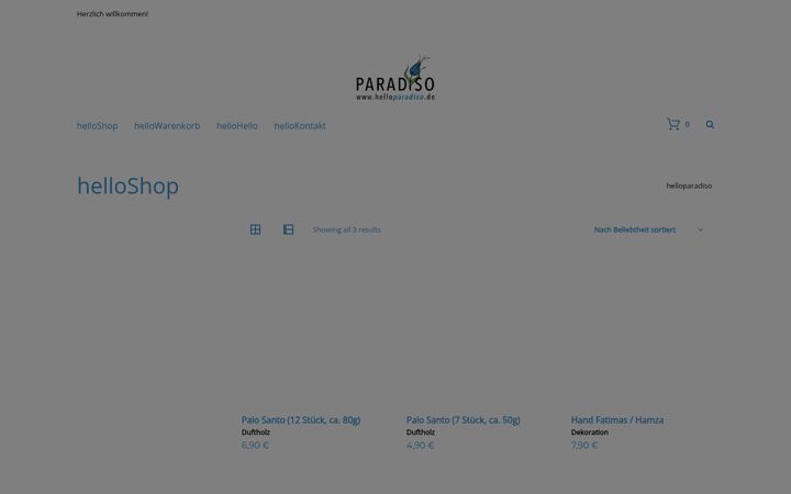 Képernyőkép: helloparadiso.de