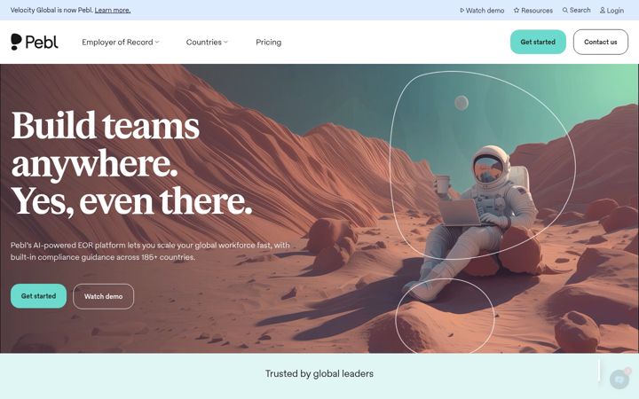 Screenshot of hellopebl.com