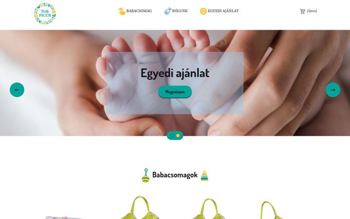 Screenshot of hellopicur.hu
