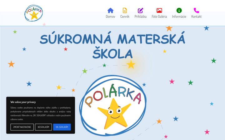 Screenshot of hellopolarka.sk