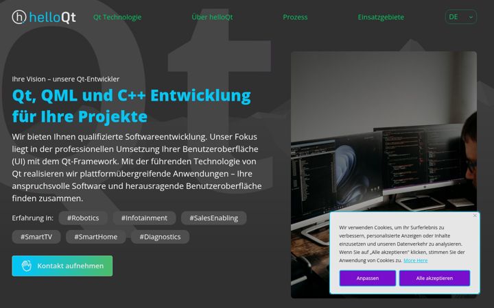 Képernyőkép: helloqt.de