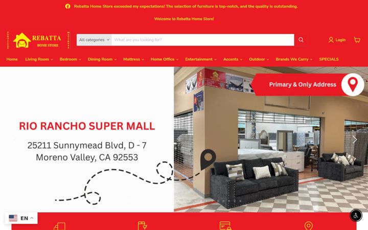 Screenshot of hellorebattahomestore.com