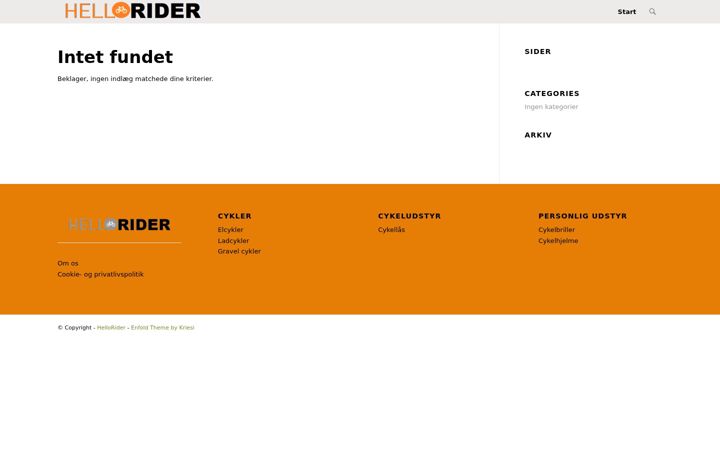 Screenshot of hellorider.dk
