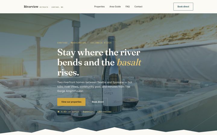 Screenshot of helloriverview.com