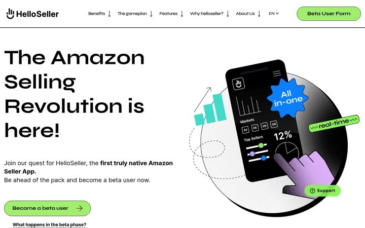 Screenshot of helloseller.com
