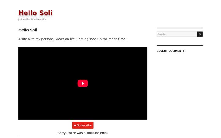 Screenshot of hellosoli.com