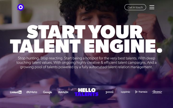 Screenshot of hellotalents.com