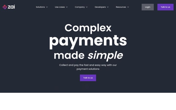 Screenshot of hellozai.com