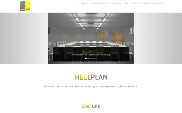 Screenshot of hellplan.com