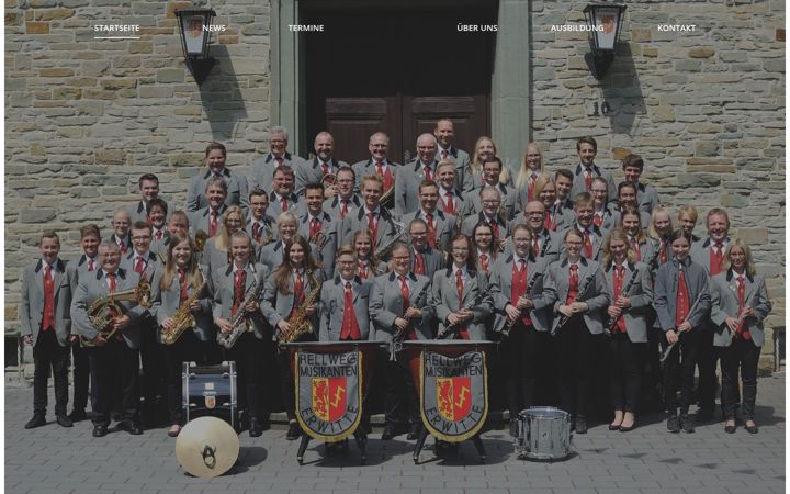 Screenshot of hellwegmusikanten.de
